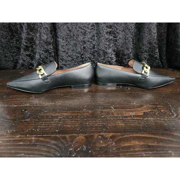 NEW Linea Paolo Mabel Black Pointed Toe Loafers/Sz. 4M - Picture 2 of 9